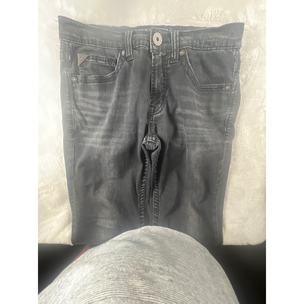 Salvage Supply Co Mayhem Straight Regular Fit Mens Black Faded Jeans 32x32 SLVG
